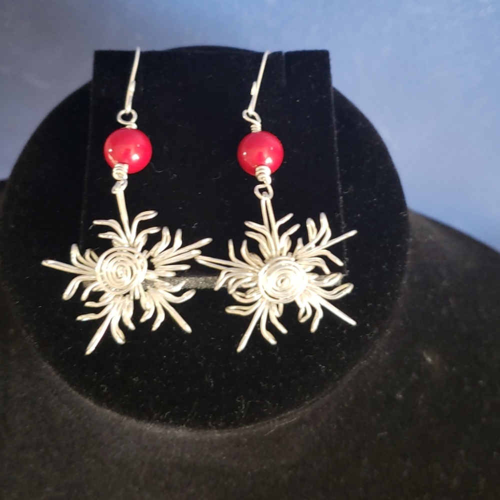 Snowflake earrings
